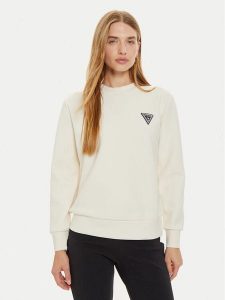 Guess Bluza Ann V4BQ23 KBCK2 Écru Regular Fit. Bluzy Guess, xs, z aplikacjami, z syntetyku, bez kaptura. Za 159,99 zł.