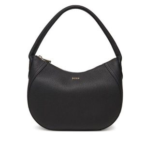 Torebka BOSS. Czarne torebki klasyczne Boss, bez wzorów, bez dodatków. Za 649,99 zł.