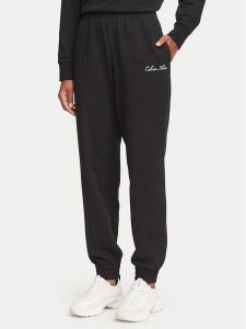 Calvin Klein Underwear Spodnie dresowe LV00QS7687 Czarny Regular Fit. Czarne spodnie dresowe Calvin Klein Underwear, l, bez wzorów, z bawełny. Za 289,99 zł.