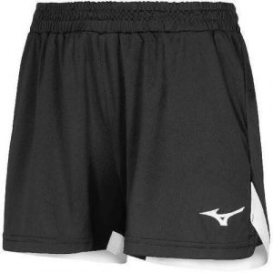 Szorty damskie Mizuno Classic. Czarne szorty Mizuno, bez wzorów, sportowe. Za 121,50 zł.