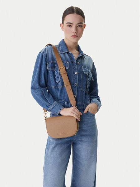 LOVE MOSCHINO Torebka JC4122PP1OLT0104 Beżowy. Brązowe listonoszki LOVE MOSCHINO, bez wzorów, ze skóry, bez dodatków. Za 511,99 zł.