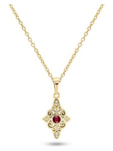 OR Carats Złota zawieszka z diamentami i rubinem rozmiar: onesize. Czerwone zawieszki OR Carats, z diamentem, srebrne. Za 1 087,99 zł.