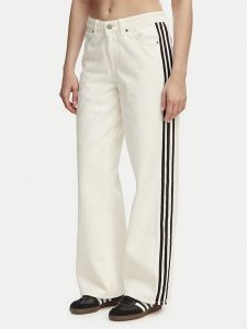 Adidas Jeansy Firebird KD2895 Beżowy Loose Fit. Brązowe jeansy ADIDAS, bez wzorów, z bawełny. Za 439,99 zł.