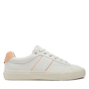 Tenisówki BOSS. Białe trampki Boss, bez wzorów, bez zapięcia. Za 349,99 zł.