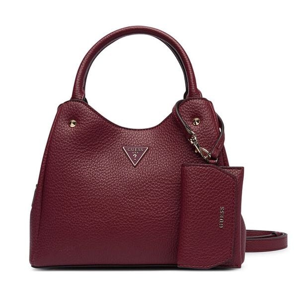 Torebka Guess. Czerwone kuferki Guess, z aplikacjami, bez dodatków. Za 584,99 zł.