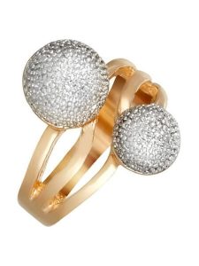 MENTHE À L'O Pozłacany pierścionek rozmiar: 52. Żółte pierścionki MENTHE À L'O, pozłacane. Za 74,45 zł.