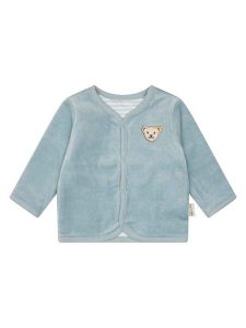 Steiff Kardigan w kolorze błękitno-białym rozmiar: 56. Białe kardigany Steiff, z bawełny. Za 165,99 zł.