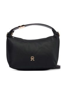 Tommy Hilfiger Torebka Th Go Crossover Nylon AW0AW18164 Czarny. Czarne torebki klasyczne TOMMY HILFIGER, bez wzorów, z materiału, bez dodatków. Za 529,99 zł.