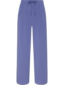 Naturana Spodnie w kolorze niebieskim rozmiar: XL. Niebieskie spodnie z wysokim stanem Naturana, bez wzorów, z bawełny, z podwyższonym stanem. Za 109,95 zł.