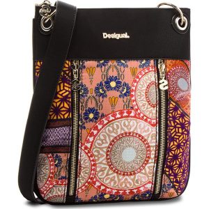 Torebka DESIGUAL - 18WAXFAY 3000. Czarne listonoszki marki Desigual, z materiału. W wyprzedaży za 189,00 zł.
