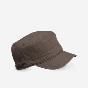 Second Life - Czapka trekkingowa z daszkiem Forclaz Travel 500 - Stan Doskonały. Brązowe czapki FORCLAZ, bez wzorów, z bawełny. Za 18,99 zł.