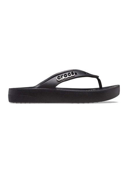 Crocs Japonki "Classic Platform" w kolorze czarnym rozmiar: 34/35. Czarne klapki Crocs, bez wzorów, z otwartym noskiem, bez obcasa, na platformie. Za 87,61 zł.