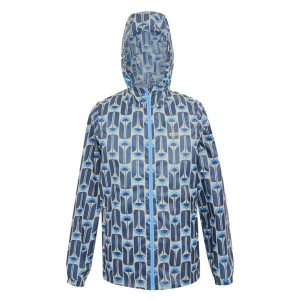 Womens/Ladies Orla Kiely Tall Flowers Packaway Waterproof Jacket. Niebieskie kurtki Regatta, l, bez wzorów, bez kaptura. Za 189,99 zł.