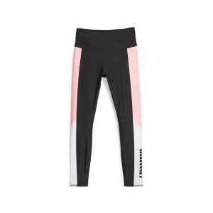 Damskie legginsy z wysokim stanem 7/8 Puma Fit Eversculpt Colorblock. Brązowe legginsy Puma, bez wzorów, z podwyższonym stanem. Za 231,35 zł.