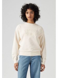 Levi's Bluza w kolorze kremowym rozmiar: M. Brązowe bluzy Levi's®, m, bez wzorów, z bawełny, bez kaptura. Za 153,34 zł.