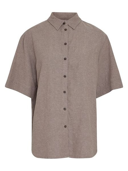 MOSS COPENHAGEN Koszula "Viana" w kolorze szarobrązowym rozmiar: S/M. Brązowe koszule Moss Copenhagen, m, bez wzorów, bez kołnierzyka, bez ramiączek. Za 155,15 zł.