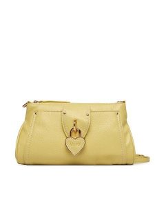 Liu Jo Torebka AA6064 E1109 Żółty. Żółte listonoszki Liu Jo, bez wzorów, ze skóry, bez dodatków. Za 469,99 zł.