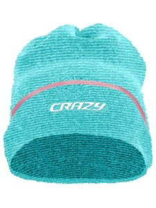 Crazy Czapka beanie "Link" w kolorze turkusowym rozmiar: onesize. Niebieskie czapki Crazy, bez wzorów, z materiału. Za 109,78 zł.