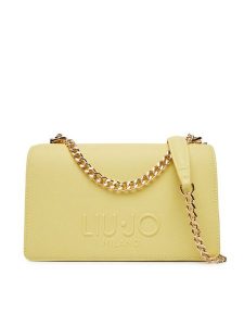 Liu Jo Torebka AA6056 ES029 Żółty. Żółte torebki klasyczne Liu Jo, bez wzorów, ze skóry, bez dodatków. Za 599,99 zł.
