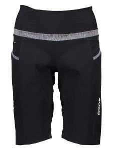 Crazy Szorty funkcyjne w kolorze czarno-szarym rozmiar: S. Czarne spodenki sportowe Crazy, s, bez wzorów, z materiału, z podwyższonym stanem, outdoorowe. Za 105,38 zł.