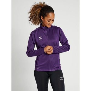Bluza sportowa damska Hummel half zip Core XK. Białe bluzy Hummel, xs, bez wzorów, z dresówki, bez kaptura. Za 202,15 zł.