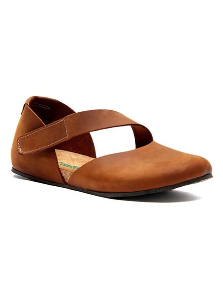 Comfortfusse Skórzane baleriny w kolorze brązowym rozmiar: 41. Brązowe balerinki Comfortfüße, bez wzorów, ze skóry, bez obcasa, bez zapięcia. Za 213,69 zł.