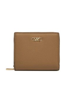 MICHAEL Michael Kors Portfel 32S5G8ED1L Beżowy. Brązowe portfele MICHAEL Michael Kors, bez wzorów, ze skóry. Za 309,99 zł.
