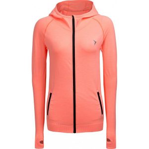 Bluza treningowa damska BLDF600 - koral neon - Outhorn. Bluzy marki Outhorn. W wyprzedaży za 79,99 zł.