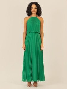 APART Sukienka w kolorze zielonym rozmiar: 42. Zielone sukienki Apart, bez wzorów, bez kołnierzyka, bez ramiączek, maxi. Za 260,99 zł.