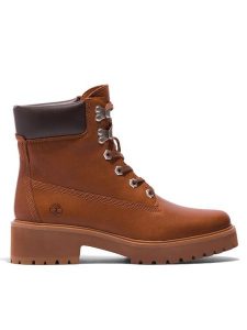 Timberland Trzewiki Carnaby Cool 6In TB0A5YWGF131 Brązowy. Brązowe botki Timberland, bez wzorów, ze skóry, bez obcasa, na płaskiej podeszwie, bez zapięcia. Za 579,99 zł.