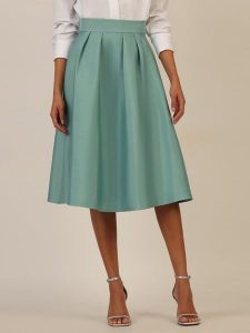 APART Spódnica w kolorze turkusowym rozmiar: 38. Niebieskie spódnice Apart, bez wzorów, midi. Za 217,99 zł.