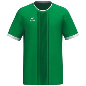Koszulka Erima Libero 125. Zielone bluzki Erima, bez wzorów, sportowe, bez kołnierzyka, bez ramiączek. Za 131,50 zł.