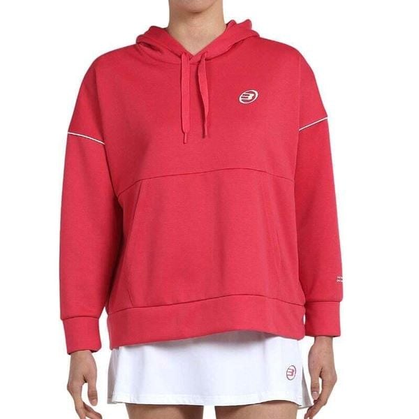 Bluza damska Bullpadel Eluis. Czerwone bluzy BULLPADEL, bez wzorów, bez kaptura. W wyprzedaży za 138,30 zł.