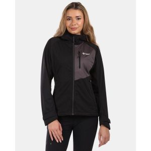 Damska kurtka softshell Kilpi BELTRA-W. Czarne kurtki Kilpi, xl, bez wzorów, z softshellu, bez kaptura. Za 473,69 zł.