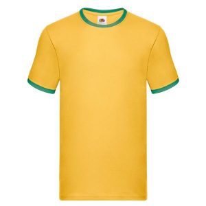 Bawełniana Koszulka Unisex Dla Dorosłych. Brązowe bluzki FRUIT OF THE LOOM, xl, bez wzorów, z bawełny, sportowe, bez kołnierzyka, bez ramiączek. Za 48,99 zł.