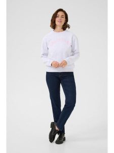 Kaffe Bluza w kolorze jasnoszarym rozmiar: L. Szare bluzy Kaffe, l, bez wzorów, bez kaptura. Za 104,99 zł.