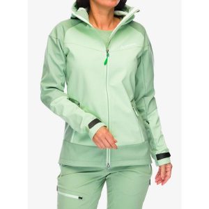 Kurtka softshell damska Vaude All Year Elope Softshell Jacket. Zielone kurtki Vaude, bez wzorów, z softshellu, bez kaptura. Za 560,99 zł.