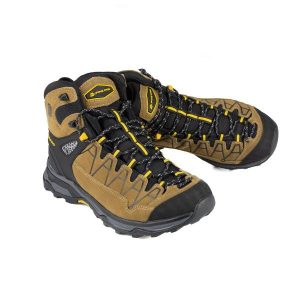 Buty trekkingowe unisex Alpine Pro Vete skórzane. Czarne buty trekkingowe Alpine Pro, bez zapięcia. W wyprzedaży za 299,00 zł.