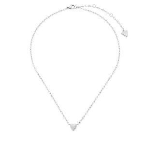 Naszyjnik Guess. Szare naszyjniki Guess, srebrne. Za 278,99 zł.