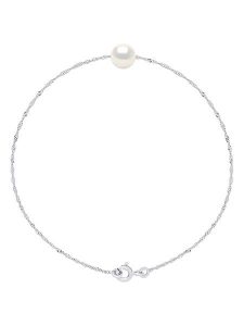 Pearline Srebrna bransoletka z perłą rozmiar: onesize. Białe bransoletki Pearline, z perłą, srebrne. Za 130,99 zł.