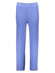 Copenhagen Studios Spodnie w kolorze niebieskim rozmiar: 44. Niebieskie spodnie z wysokim stanem Copenhagen Studios, bez wzorów, z materiału, z podwyższonym stanem. Za 189,74 zł.