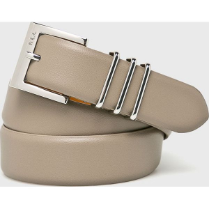 Lauren Ralph Lauren - Pasek skórzany. Szare paski marki Lauren Ralph Lauren, w paski, z materiału. Za 219,90 zł.