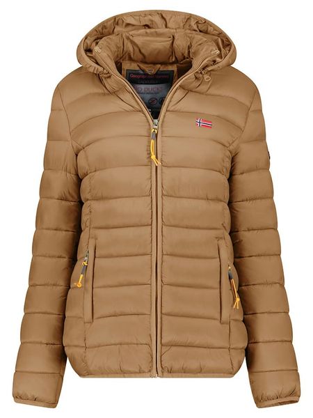 Geographical Norway Kurtka pikowana "Atikolor" w kolorze szarobrązowym rozmiar: M. Brązowe kurtki Geographical Norway, m, bez wzorów, bez kaptura. Za 148,26 zł.