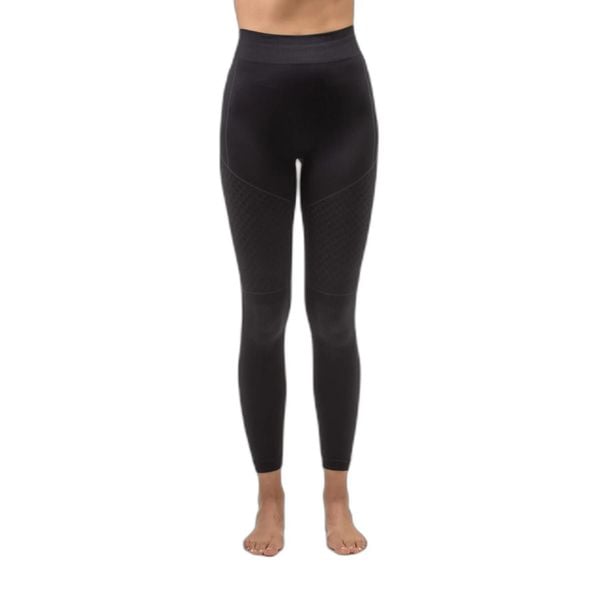 Damskie legginsy Piu Adrenalina KR110. Czarne legginsy PIU ADRENALINA, bez wzorów, długie. Za 331,00 zł.