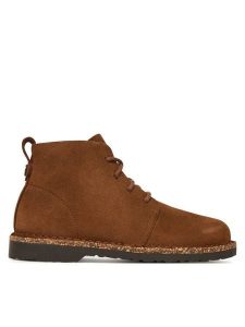 Birkenstock Trapery Uppsala Mid 1030221 Brązowy. Brązowe buty zimowe Birkenstock, ze skóry, bez obcasa, bez zapięcia. Za 769,99 zł.