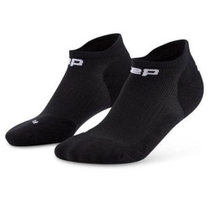 Damskie skarpety kompresyjne do biegania stopki sportowe Core Run. Czarne skarpetki CEP, bez wzorów, z elastanu. Za 69,00 zł.
