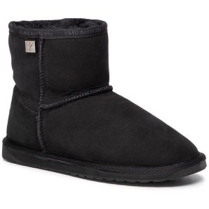 Śniegowce EMU Australia. Czarne buty zimowe EMU Australia, bez obcasa, bez zapięcia. Za 789,99 zł.