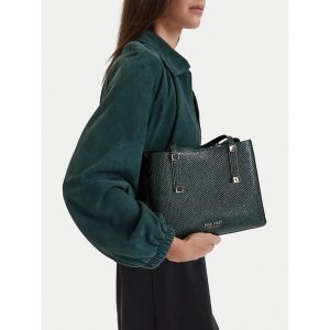 Torebka Nine West. Zielone kuferki Nine West, bez wzorów, bez dodatków. Za 299,99 zł.
