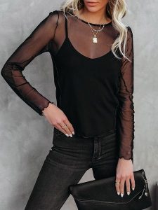 Milan Kiss Bluzka w kolorze czarnym rozmiar: XL. Czarne bluzki Milan Kiss, xl, bez wzorów, bez kołnierzyka, bez ramiączek. Za 158,95 zł.