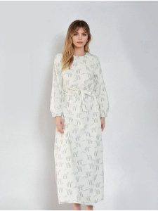 Monki Sukienka w kolorze biało-czarnym rozmiar: S. Białe sukienki Monki, s, bez wzorów, z bawełny, bez kołnierzyka, bez ramiączek, maxi. Za 60,99 zł.